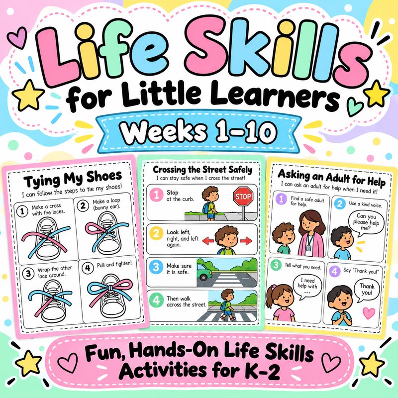Life Skills for Little Learners: Weeks 1–10