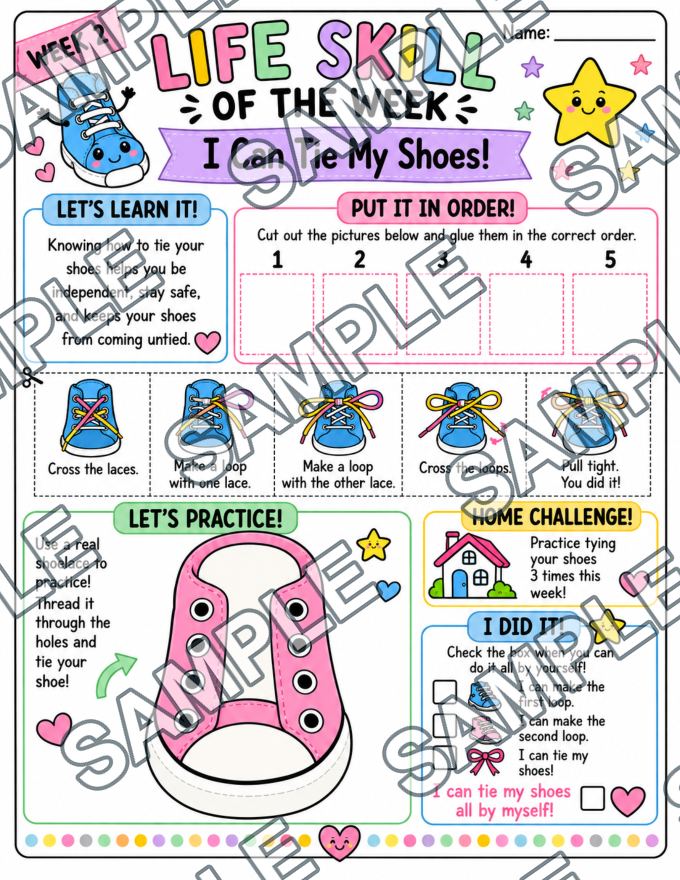 Life Skills for Little Learners: Weeks 1–10 — sample page 2