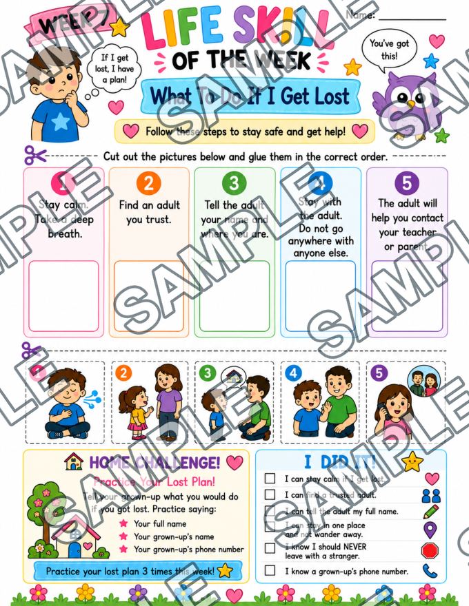 Life Skills for Little Learners: Weeks 1–10 — sample page 5